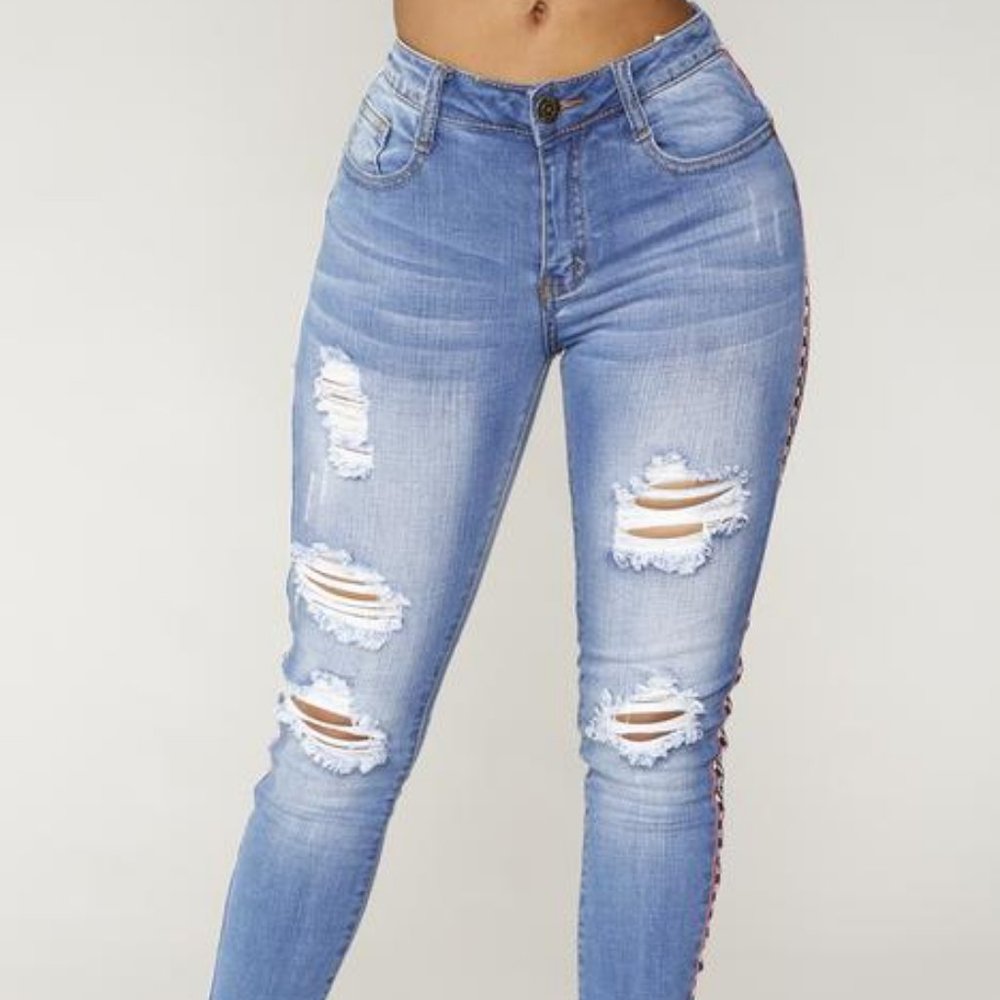 Medium Blue Wash Jeans Size 11